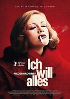 Plakatmotiv "Ich will alles. Hildegard Knef"